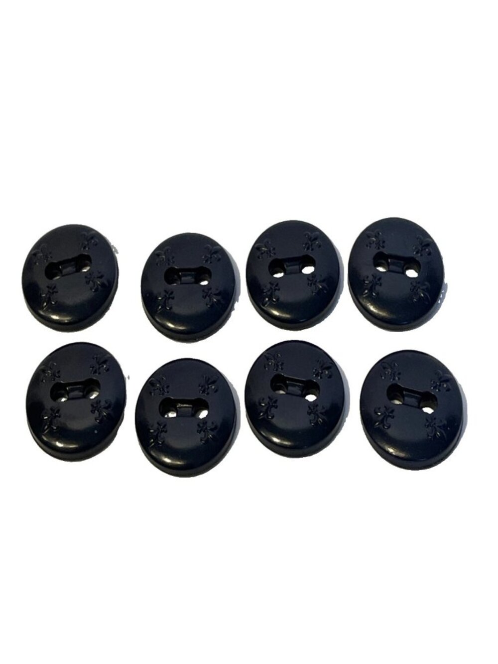 8 Boy Scout Uniform BLUE Buttons with Fleur De Lis 5/8 " Replacement BSA